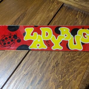 Ladybug Arcade Game Marquee / Header